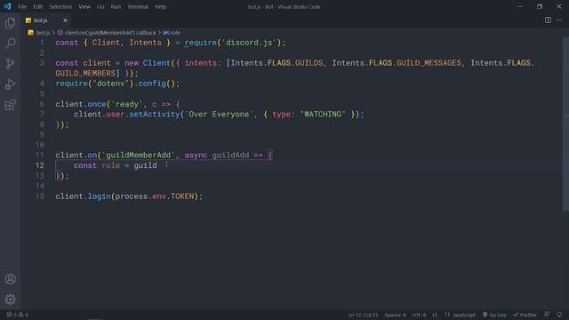 Assign Role on User Join | Discord Bot Tutorials # 20 | Urdu & Hindi смотреть онлайн
