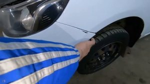 Снятие переднего бампера Kia Rio 3