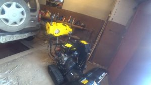 Приобретение новой игрушки дорогой  Снегоуборщик HUTER SGS 8100C