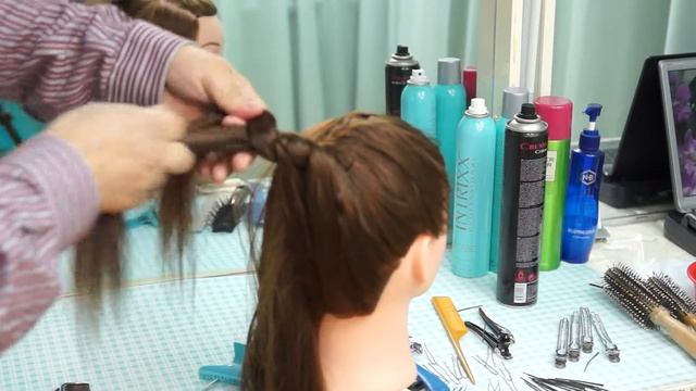 EP 01: How-To-Do Hair Style (2-Strand braid mix with 3-Strand braid) смотреть онлайн