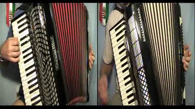 "BISCAYA" James Last - accordion duet in stereo смотреть онлайн