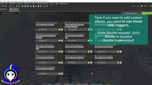 Simple Tutorial How to use Nerdy's Curios plugin for Mcreator 2023 1 смотреть онлайн