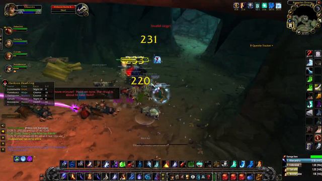 Classic WoW Hardcore, Razorfen Downs, Mage Gameplay смотреть онлайн