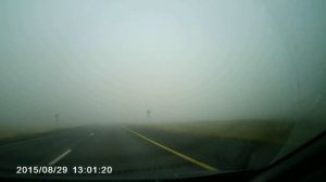 Авария в тумане грузовиков на трассе Орск-Оренбург