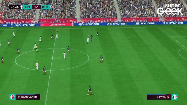 Gameplay SuperGeek Qatar 2022: Francia versus Dinamarca смотреть онлайн