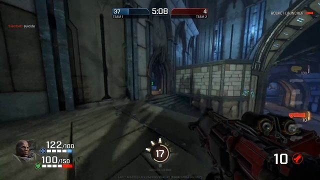 Quake Champions gameplay 2018 - back to gaming! warming up with noob/bot owange AMD Ryzen 7 2700x смотреть онлайн