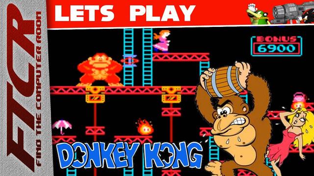 'Donkey Kong' Let's Play: "BANANA SLAMMER!!!!" смотреть онлайн