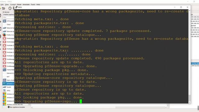 8 0 Upgrading pfSense nanoBSD 2 3 5 to Full 2 4 3 in GNS3 смотреть онлайн
