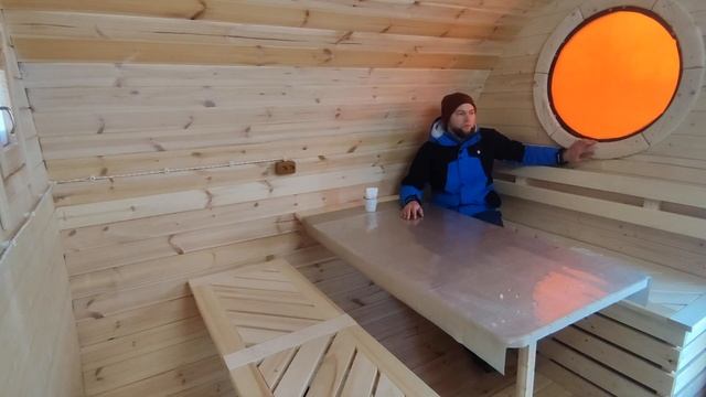 Банный СПА комплекс "ОКО ГЛЭМП" / Лучшая баня бочка для Глэмпинга / Купель смотреть онлайн