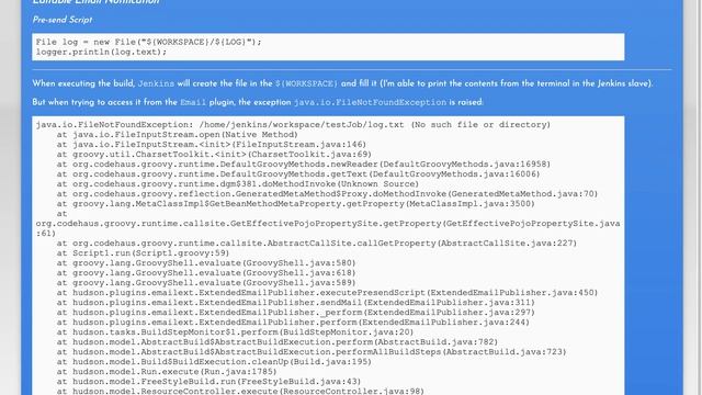 Groovy reports that a file doesn't exists when it really is present in the system смотреть онлайн