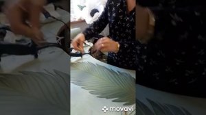 Мастер-класс "Пальма из изолона".