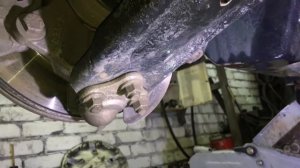 Замена подвесного подшипника правого привода на Renault Fluence.