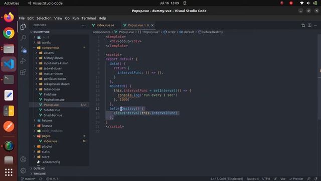 Perbedaan React JS dan Vue JS #5: setInterval dan clearInterval смотреть онлайн