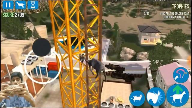 "Goat Simulator" android game review. смотреть онлайн