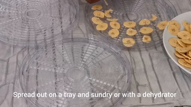 PLANTAIN FLOUR || HOW TO MAKE PLANTAIN FLOUR || GREEN BANANA FLOUR||fixngobbleTv