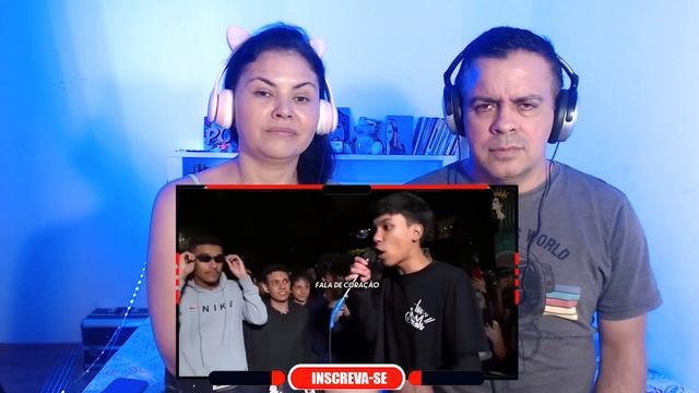 LINO MC | A NOVA PROMESSA DAS BATALHAS | REACT DE CASAL #batalhaderima смотреть онлайн