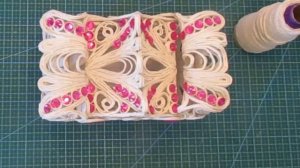 Джутовая филигрань, шкатулка  "Восточная" по мк Натальи Поляковой