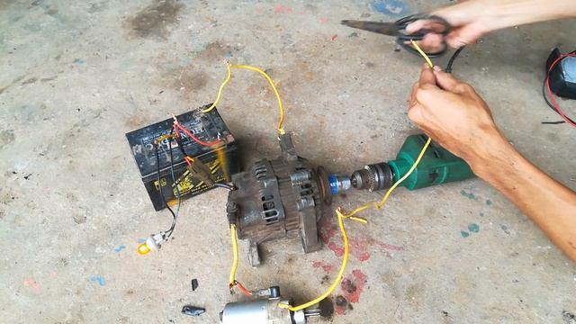 Thử củ phát điện ôtô 12V mua ở Bãi_ Generator 12v смотреть онлайн