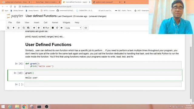 Functions in Python (User Defined Functions) смотреть онлайн