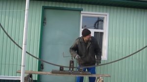 Как согнуть профильную трубу.Гибка труб ручным трубогибом для профильных труб.
