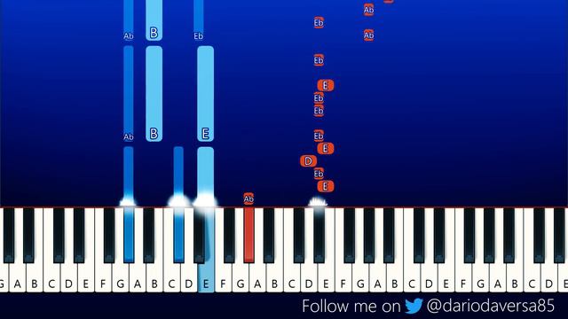 Friday Night Funkin - Ben's Adventure - Promise (Piano Tutorial) смотреть онлайн