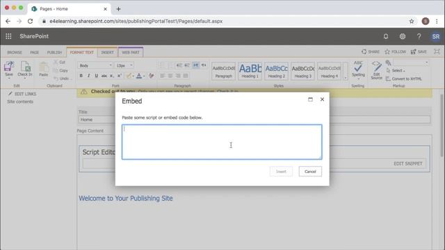 Adding Javascript Code in a SharePoint site смотреть онлайн