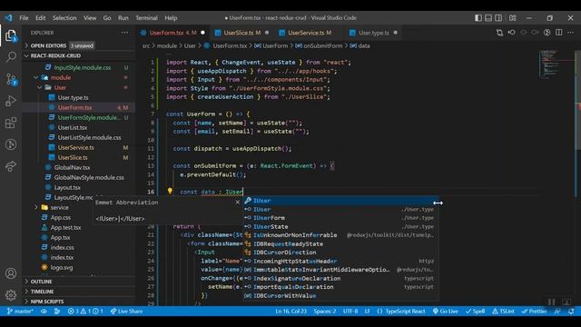 10. React CRUD Application with Redux, JSON Server, router, axios - Submit form data смотреть онлайн