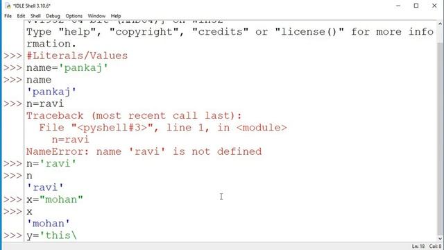 Literals/Values In Python (in Hindi) | Chapter 7 Class 11 Computer Science with Python #39 смотреть онлайн