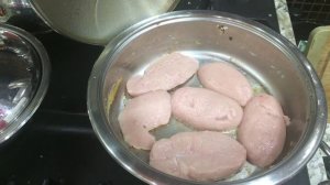 Бараньи яйца с луком. Готовим дома. /sheep testicles/testicules de moutons/Schafe Hoden