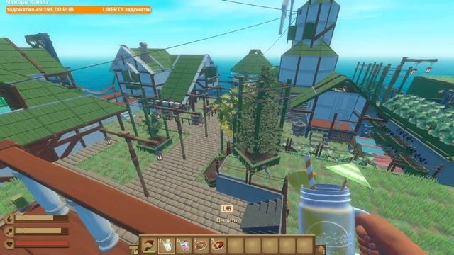 Raft | ОБЗОР ШКОЛЫ ВЫЖИВАНИЯ НА ПЛАВУ | НАСТОЯЩИЕ КЛАССЫ | РАФТ 1.0 смотреть онлайн