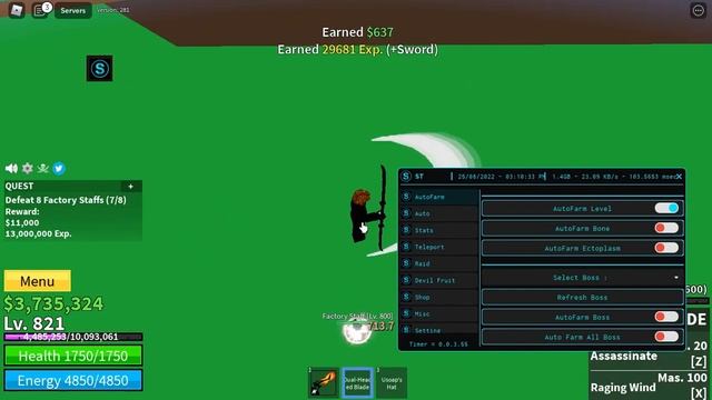 ? | Blox Fruits String X Hub Script GUI Pastebin 2022