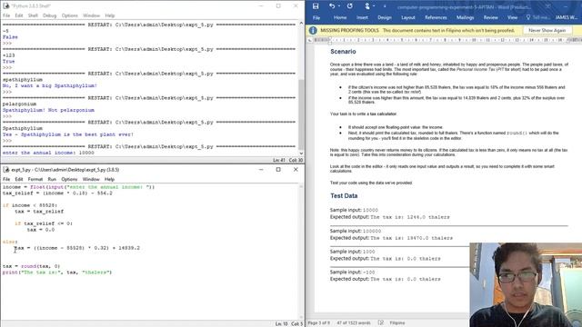 Experiment#5 on Python: Boolean Values and Conditional Execution смотреть онлайн