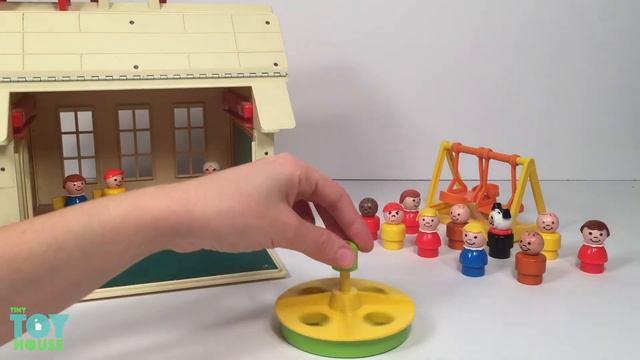 Vintage Fisher Price Play Family School From 1971