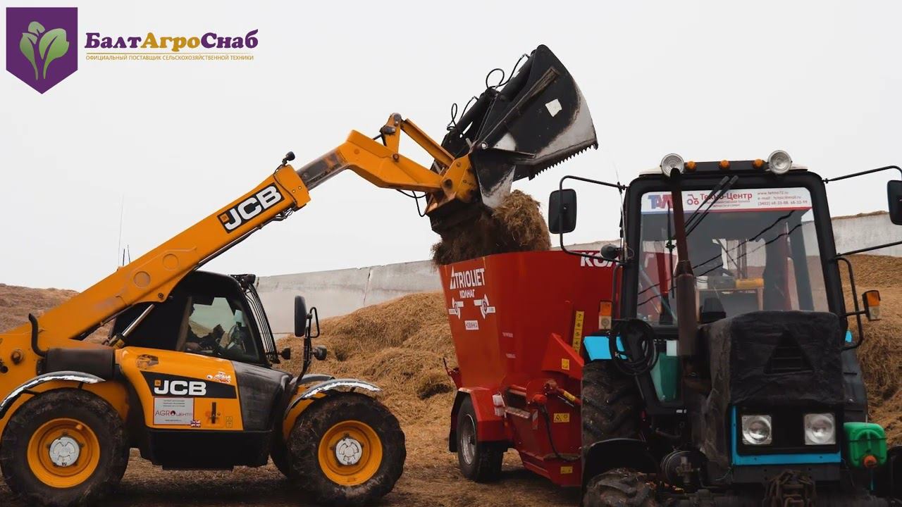 Миксер Trioliet Solomix 2 12ZK и Teagle Tomohawk 505M ЗапсибхлебИсеть демо-показ смотреть онлайн