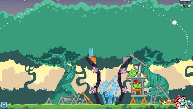 Angry Birds Friends Pig Tales Level 9 Walkthrough 3 Star - Facebook смотреть онлайн