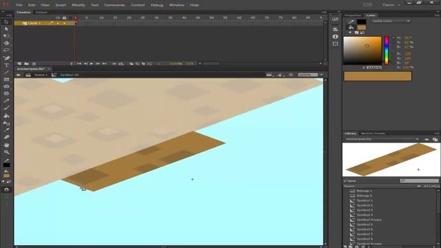 Как правильно рисовать в изометрии в Adobe Flash для игры смотреть онлайн