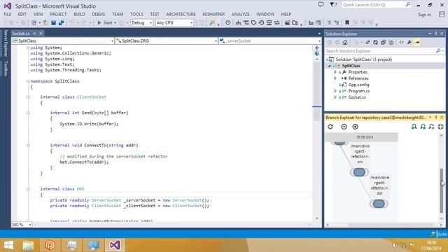 Merging Refactored Code: ReSharper Meets SemanticMerge смотреть онлайн