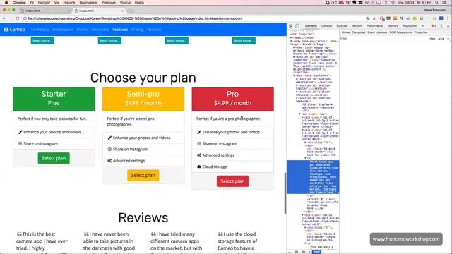 Bootstrap 4: Create a landing page – Adjustment with utilities смотреть онлайн