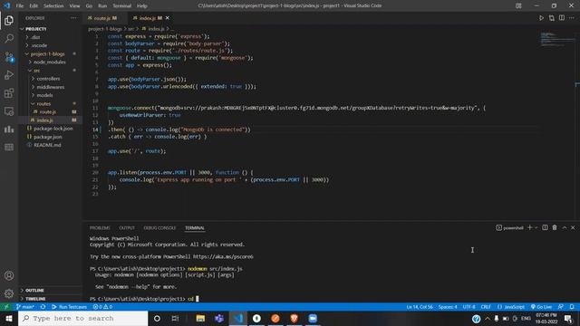 How to connect MongoDB with VScode | Node.js | Postman | смотреть онлайн
