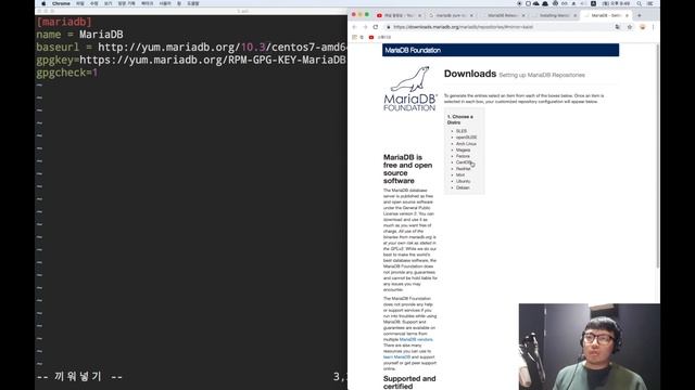 MariaDB 최신버전 까이것 대충 설치하기 - 호돌맨 смотреть онлайн