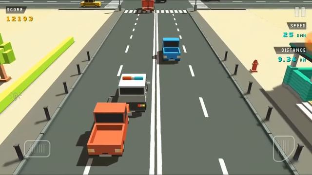 Blocky Traffic Racer Android_Games смотреть онлайн