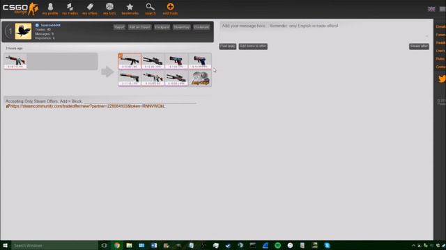 CS:GO TRADE SCAM FOR FN BULLETRAIN смотреть онлайн