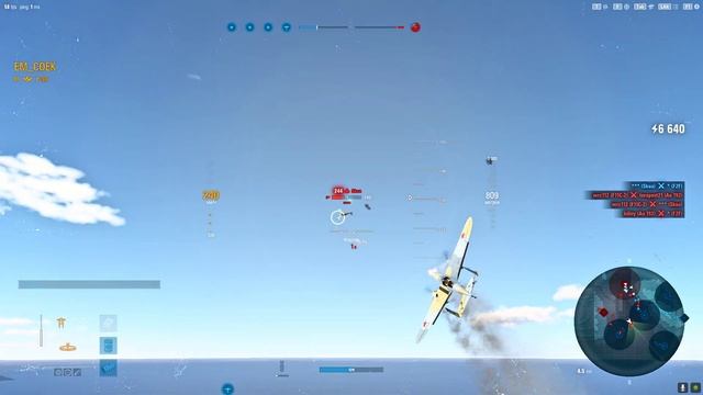 World Of Warplanes — летаю на джойстике Logitech Extreme 3D Pro. смотреть онлайн