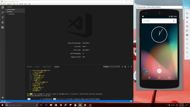 Contact List with React Native - Part 1: Environment Setup смотреть онлайн