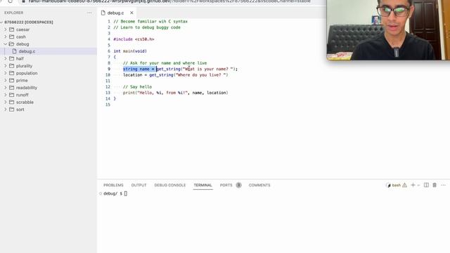 Watch This BEFORE doing Problem Set 1 - Mario (Harvard CS50 Week 1 Practice Problem Debug Solution) смотреть онлайн