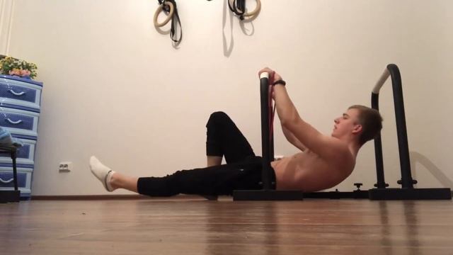 Тренировка ГОРИЗОНТА и ПЕРЕДНЕГО ВИСА. Увеличение отжиманий на кольцах/Путь в ТОП WORKOUT 4 смотреть онлайн