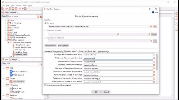 Workflow Executor and Process Executor