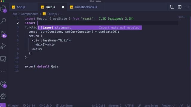 Coding a Quiz App in ReactJS - React Resume Projects смотреть онлайн