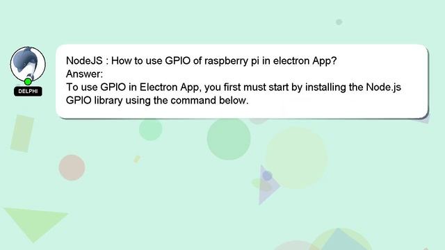 NodeJS : How to use GPIO of raspberry pi in electron App? смотреть онлайн