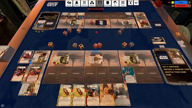 Star Wars: Destiny - TTS Game 04 -eMon Mothma Gun Gun v Rieekan Padme Instructor смотреть онлайн
